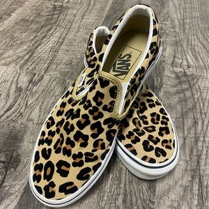 Vans size 5.5 Animal Print